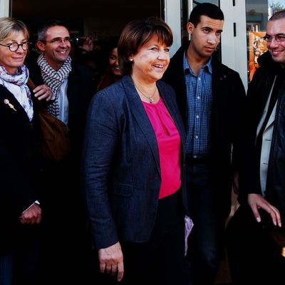 Alexandre Benalla con Martine Aubry