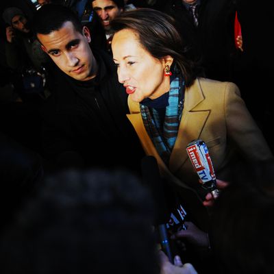 Alexandre Benalla con Ségolène Royal